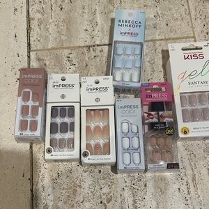 imPRESS and KISS Nail Set of Seven Collection